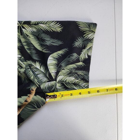 Vintage Kalaheo Shirt Mens Medium Black Aloha Hawaii Surf Club Hawaiian Tropical - Picture 4 of 9